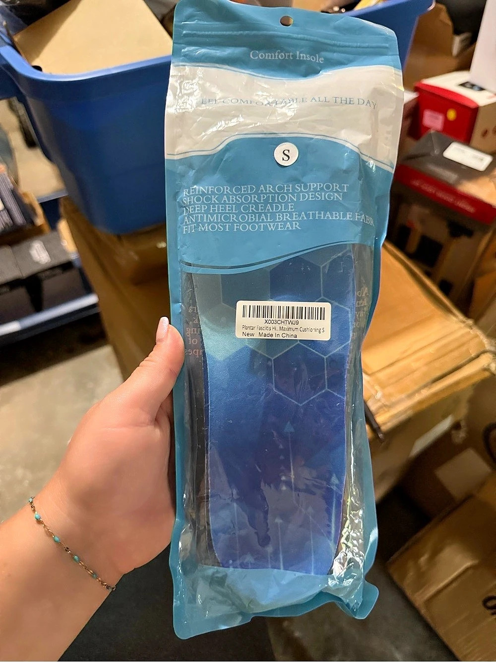 Comfort Insoles Blue NWT